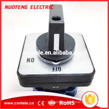 LW26-20 OFF-ON 1 pole 20A waterproof rotary selector switch for welding machine